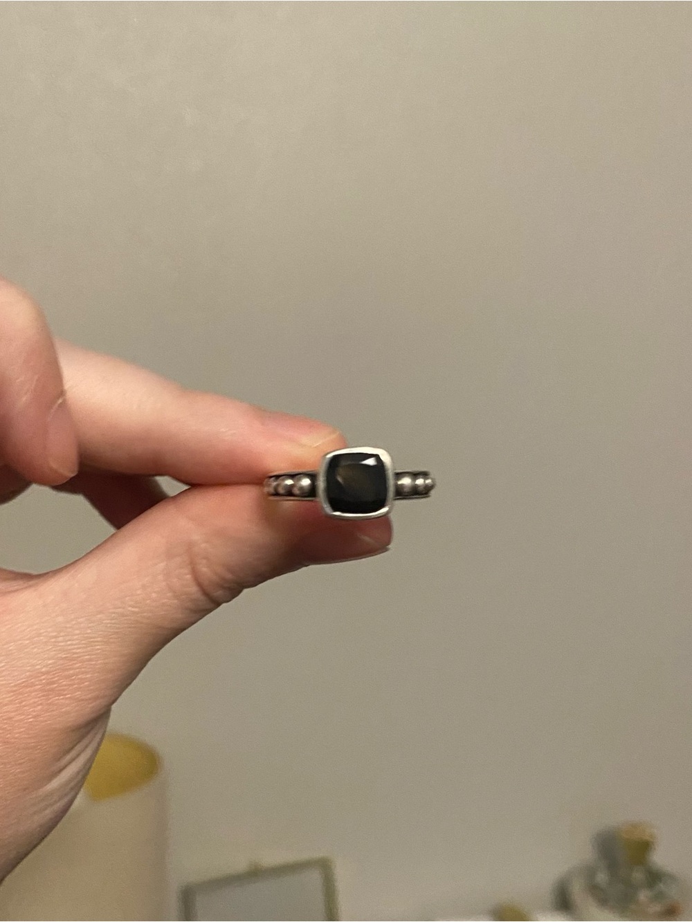 Samuel B Black Onyx Silver Ring